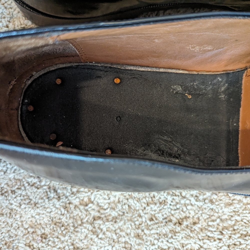Bostonian Men's Black Leather Dress Shoes Size 13 M - Picture 4 of 5